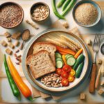 Image of simple and easy-to-prepare high-fiber meal options suitable for seniors