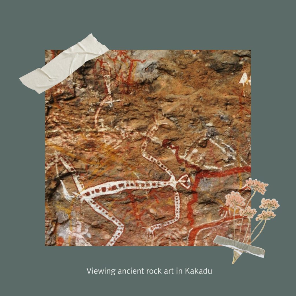 Senior Adventure in Kakadu 2 - Senior Adventure in Kakadu ancient rock art during Kakadu Getaway