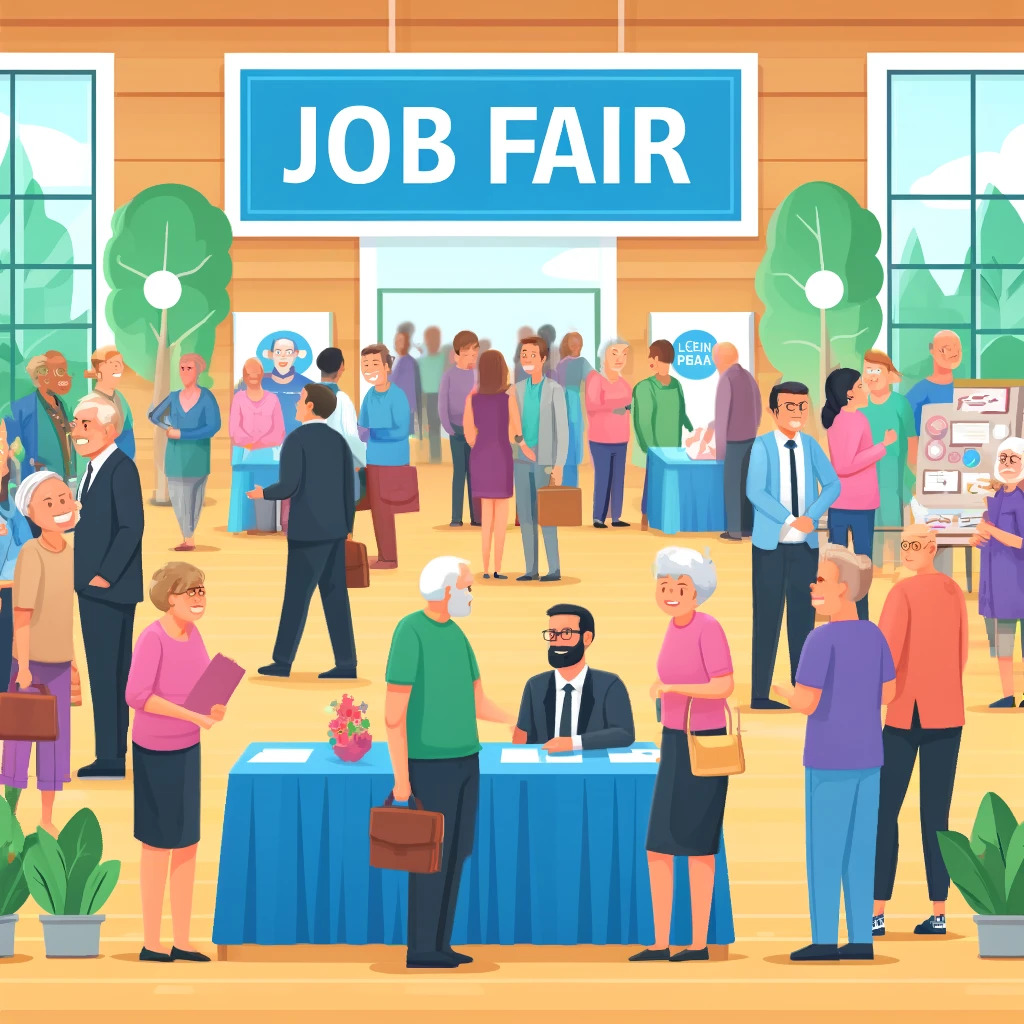 Second life jobs for seniors : Community Center Job Fair